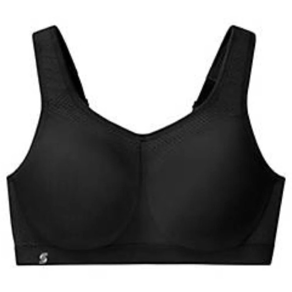 Glamorise Women's Plus Size Hi-Impact black  Sports Bra underwire 44H - Picture 6 of 13